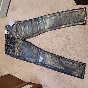 Rock Revival Ayaan biker straight stretch Jean